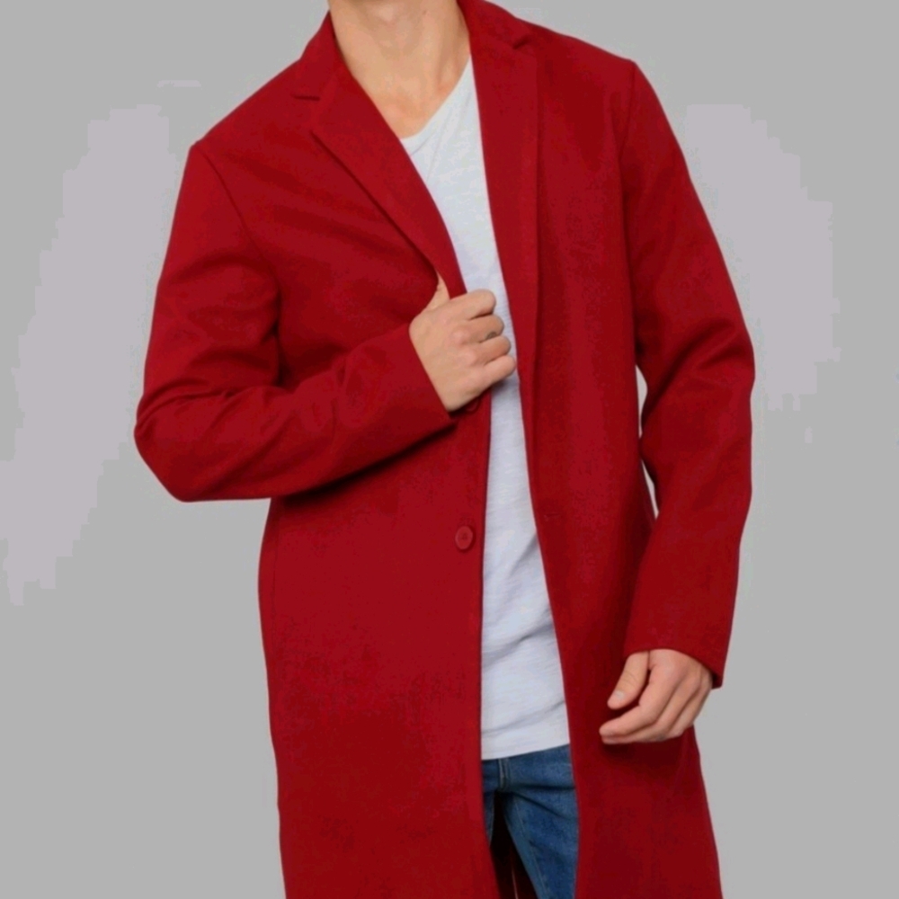 Long Men's Trench Jacket